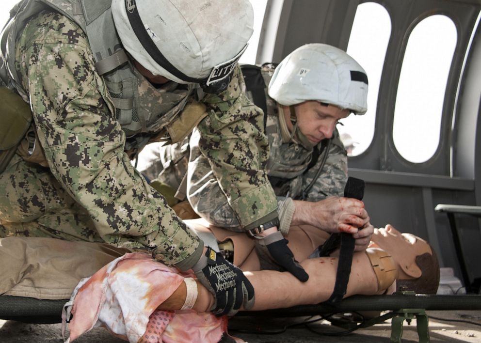 PHOTO: Air Force Capt. Nicholas Robertson, a dual-track family and women's health nurse practitioner student in USU's Graduate School of Nursing, will be among those students graduating early to help support the military health system mission.