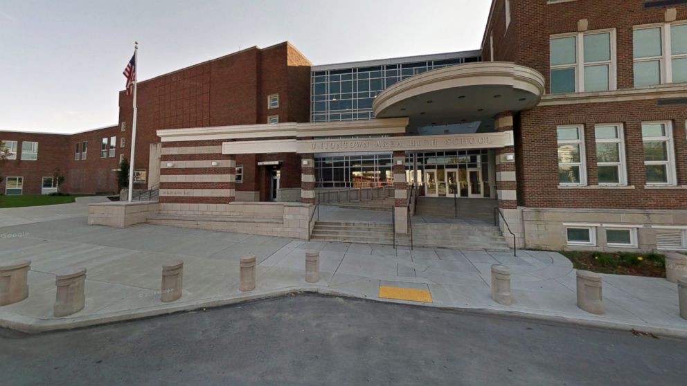 Uniontown Area Senior High School in Uniontown, Pa., in an image from Google street view, 2013. 