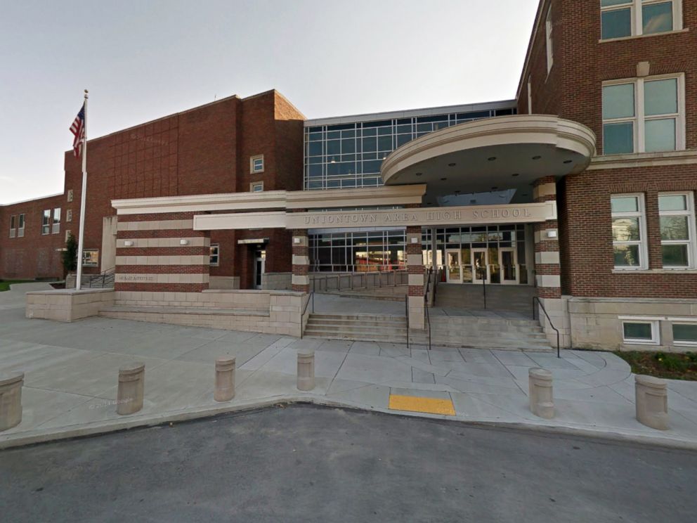 PHOTO: Uniontown Area Senior High School in Uniontown, Pa., in an image from Google street view, 2013.