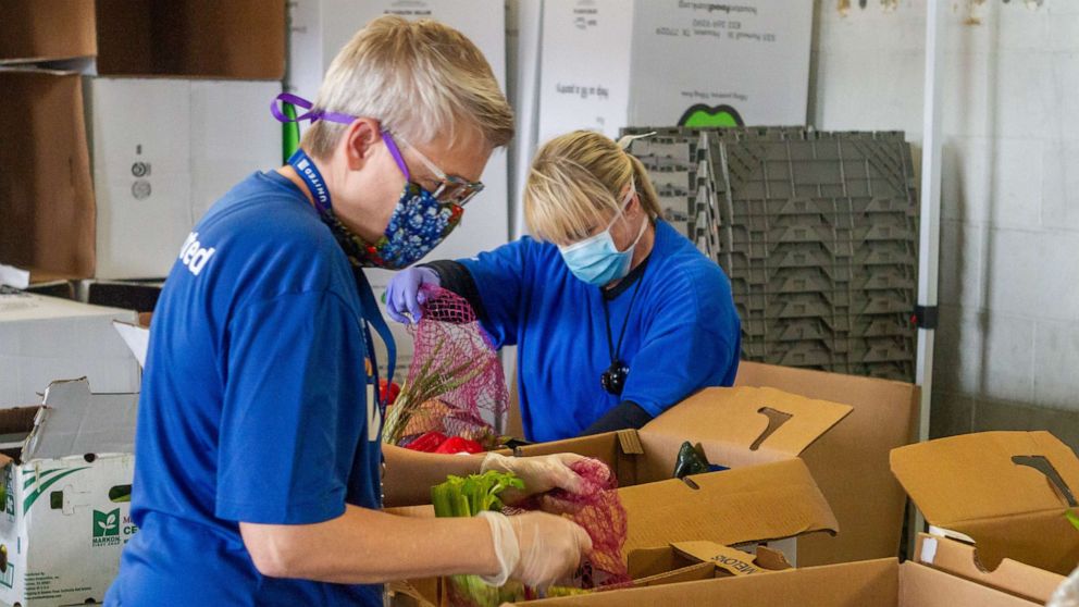 VIDEO: Long lines seen at food banks across the country 