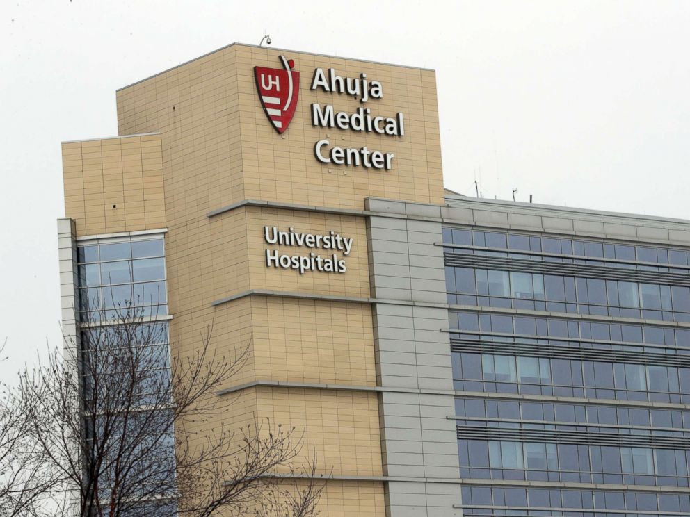 PHOTO: This Monday, March 12, 2018 file photo shows the University Hospital Ahuja Medical Center in Beachwood, Ohio.