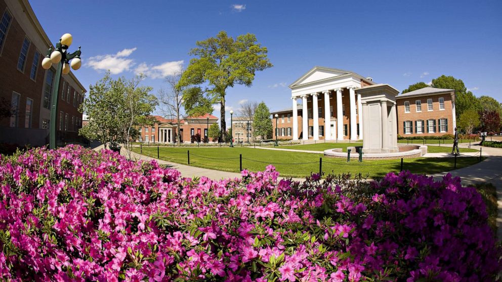 PHOTO: The Lyceum, oldest building on the campus of the University of Mississippi on April 12, 2008 in Oxford, Miss.