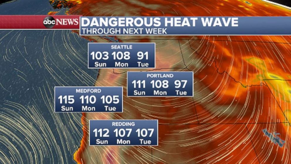 PHOTO: A historic heat wave is expected to bring scorching temperatures to the Pacific Northwest.