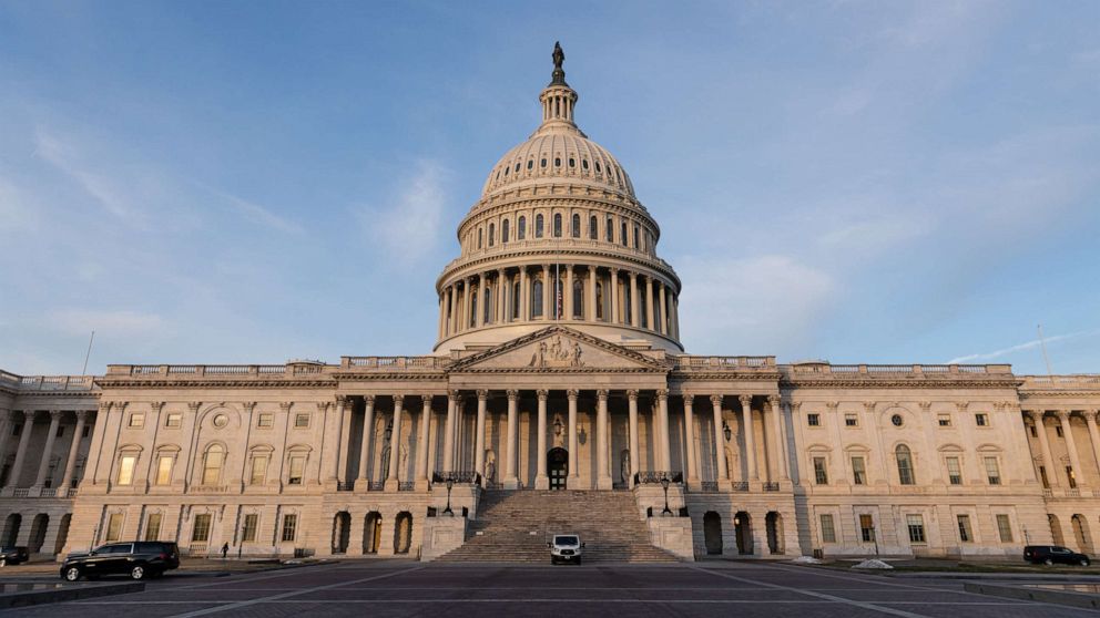 PHOTO: The U.S. Capitol in Washington, D.C. on Jan. 13, 2022.