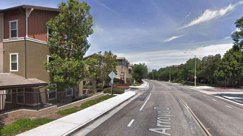 PHOTO: Apartments near the 3300 block of Arroyo Dr. on the campus of University of California Irvine are seen in a Google Maps Street View dated May 2018.