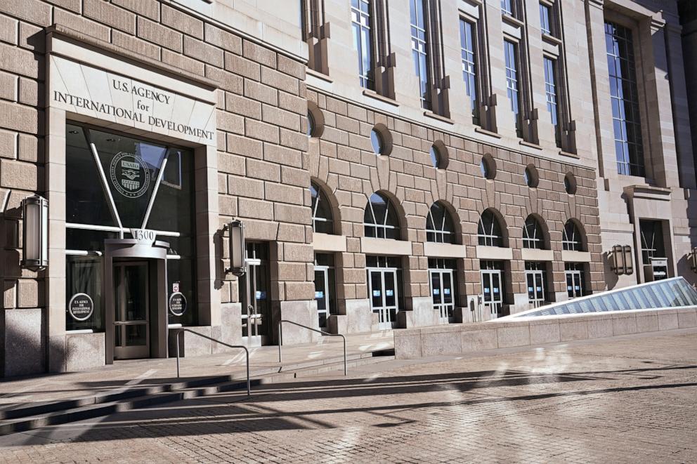 PHOTO: A view of the USAID building in Washington, D.C., Feb. 1, 2025.