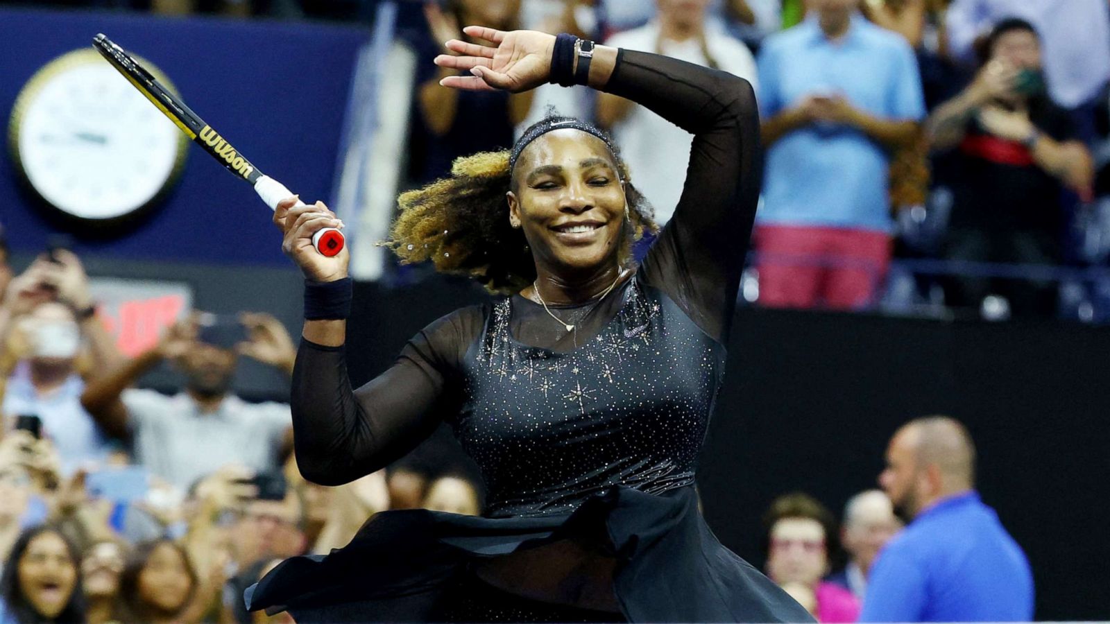 Serena Williams beats Anett Kontaveit in 2nd-round US Open match