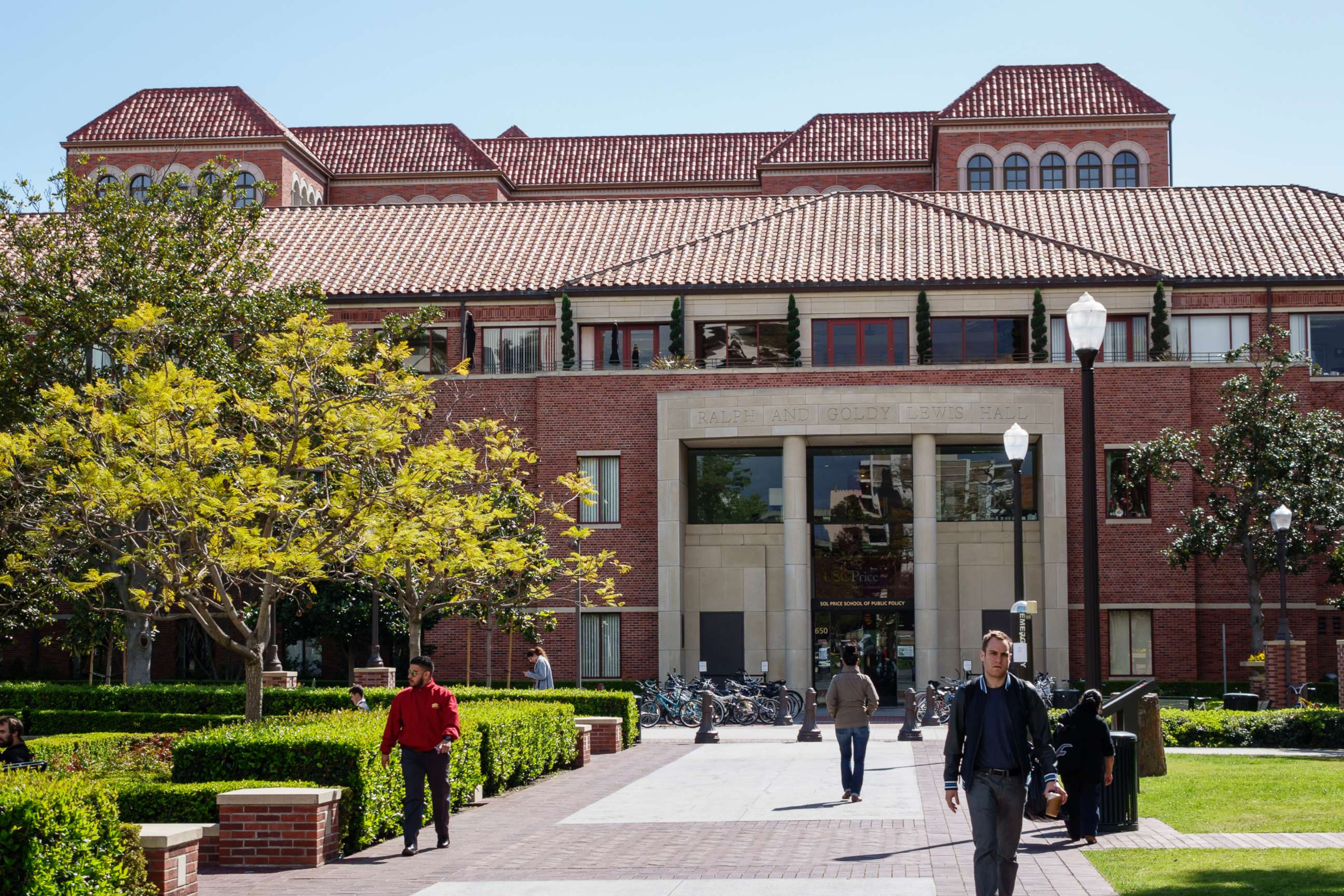 PHOTO: The University of Southern California campus, 2014.