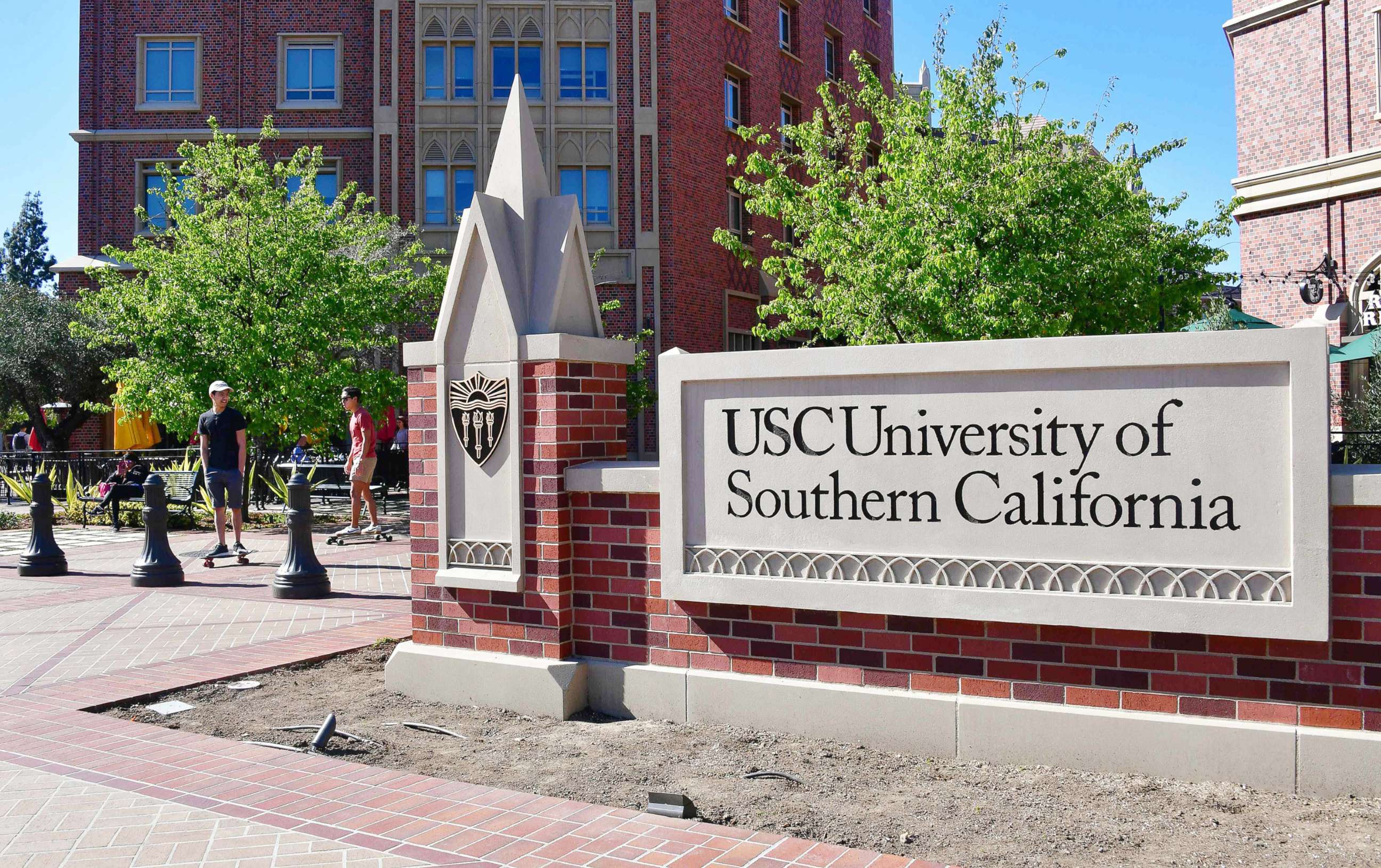 PHOTO: In this file photo taken on March 13, 2019, pictures the University of Southern California (USC) in Los Angeles.