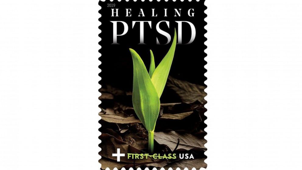 US Postal Service creates new stamp to raise money for veterans with PTSD