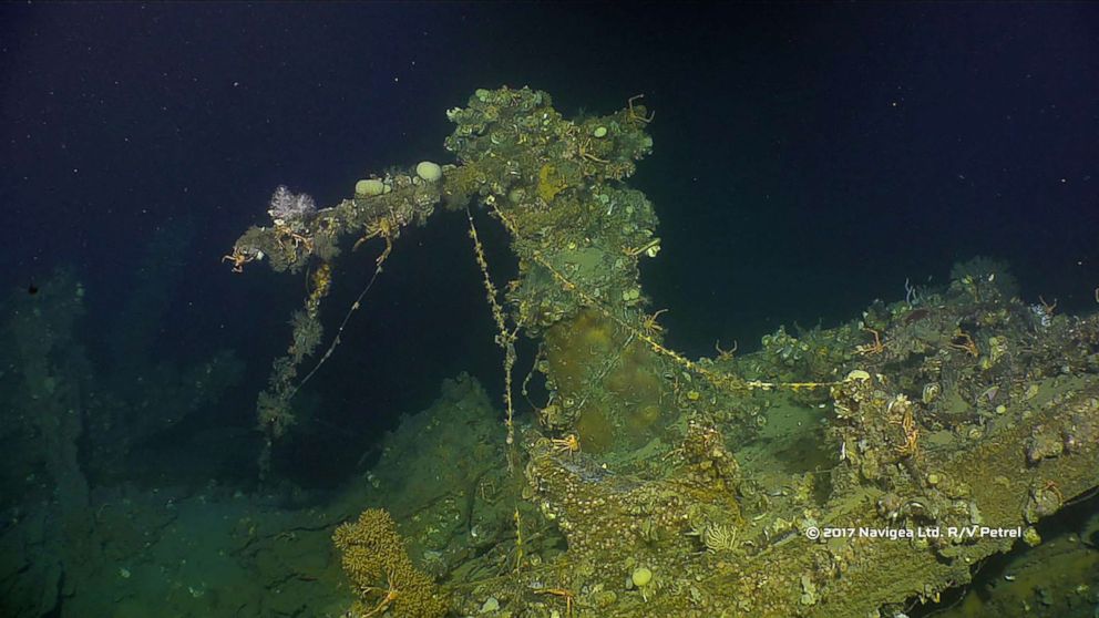 PHOTO: Microsoft co-founder and philanthropist Paul G. Allen's expedition crew of Research Vessel (R/V) Petrel has documented the USS Ward in its final resting place near Ponson Island in the Philippines. 