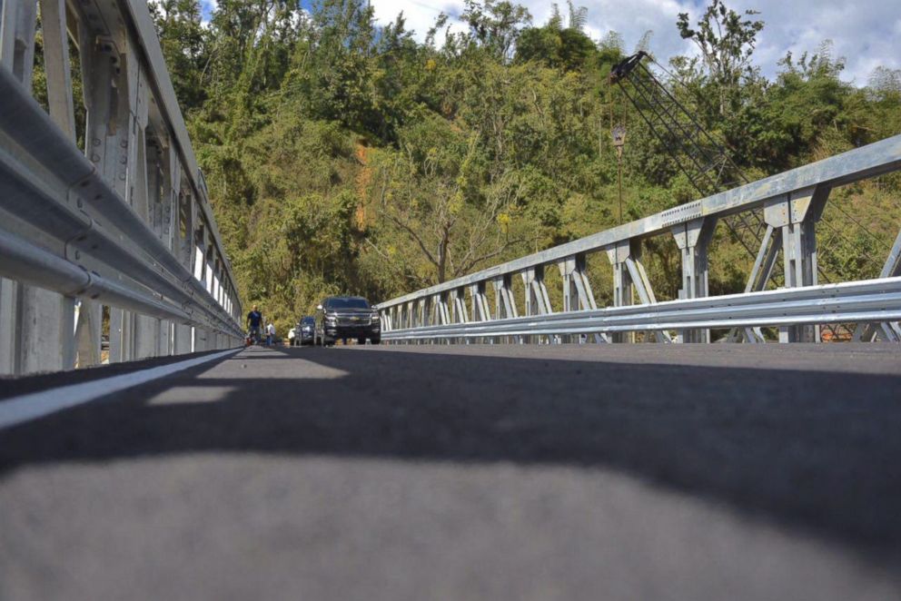 PHOTO: New bridge connecting Utuado communities opened on March 13, 2018