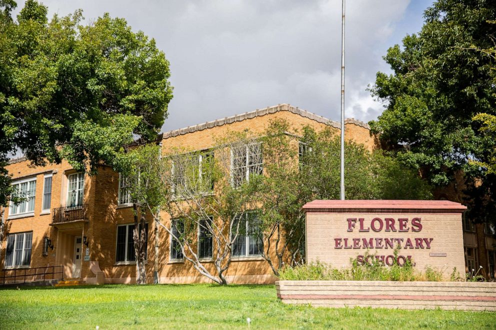 PHOTO: Flores Elementary School is pictured in Uvalde, Texas, on Aug. 21, 2022.