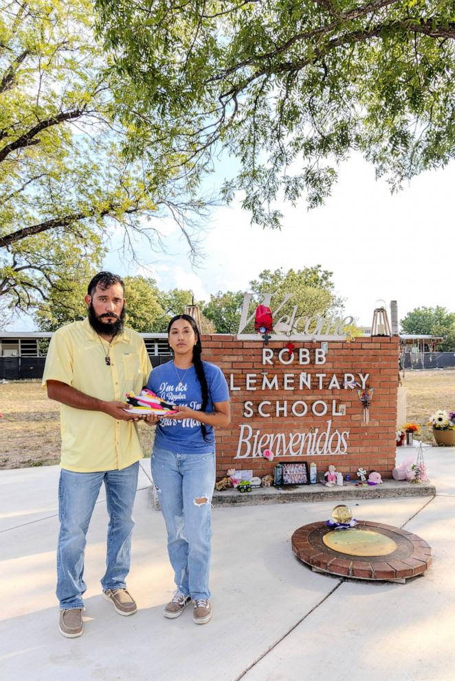 PHOTO: The exhibit is a collaboration between Houston artist Sarah Sudhoff and Lives Robbed, a gun violence prevention non-profit created by families of the victims. 