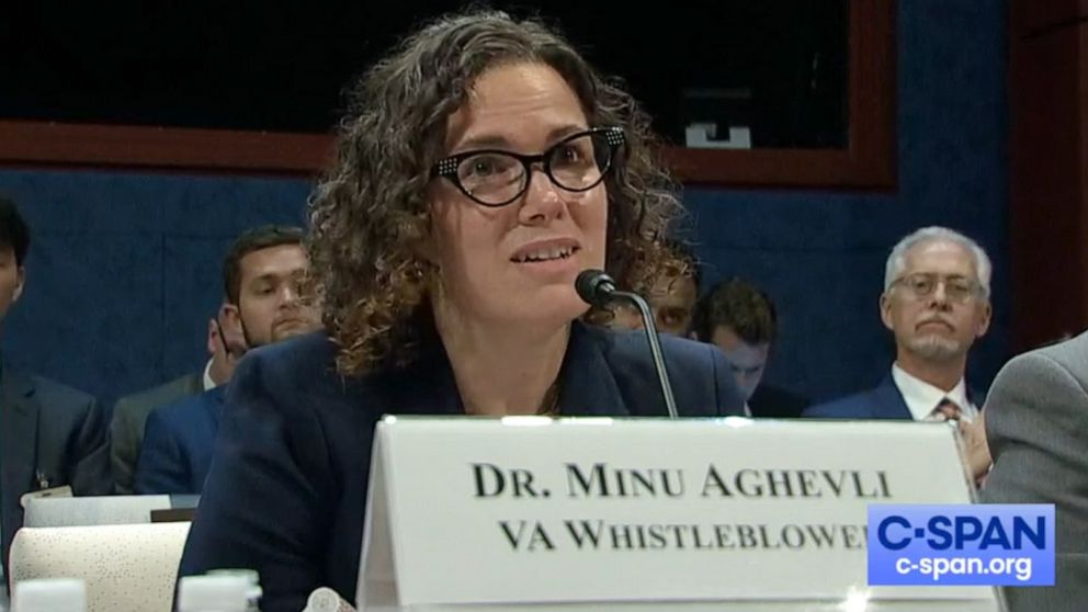 PHOTO: Dr. Minu Aghevli, a VA Whistleblower, testifies in front of the House Committee on Veterans’ Affairs, Subcommittee on Oversight and Investigations in Washington, June 25, 2019.