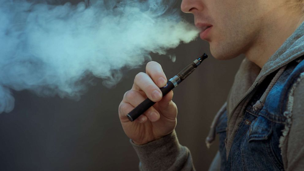 PHOTO: A man is seen vaping in this undated stock image.