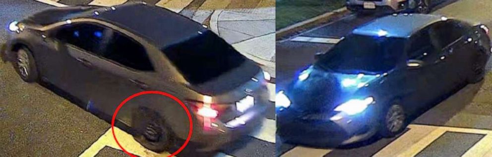 PHOTO: DC Metropolitan Police Department has released this image of a vehicle wanted in connection with a shooting at Nationals Park, July 17, 2021.