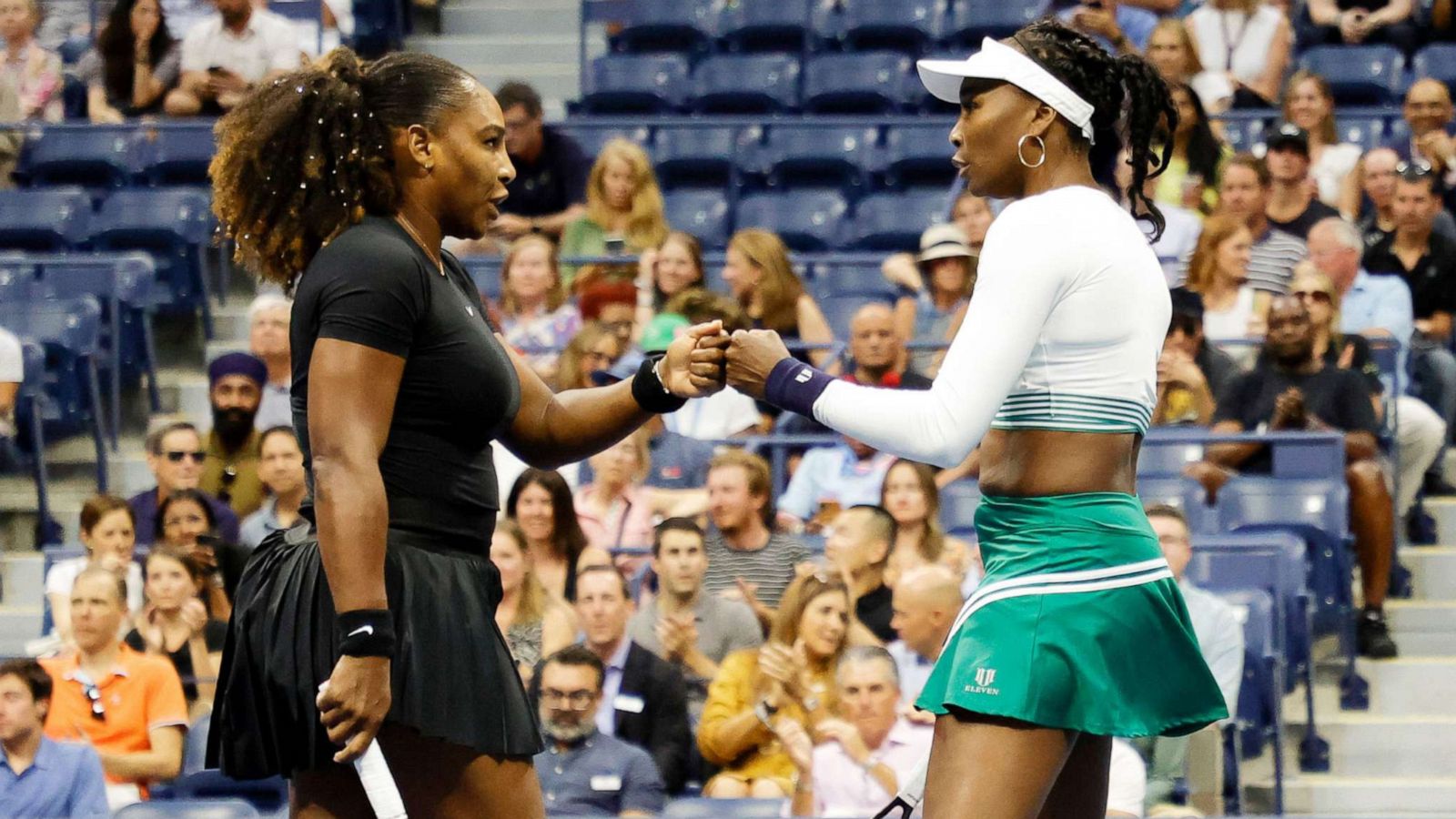 Serena Williams, Venus Williams walk off court in likely last doubles match together