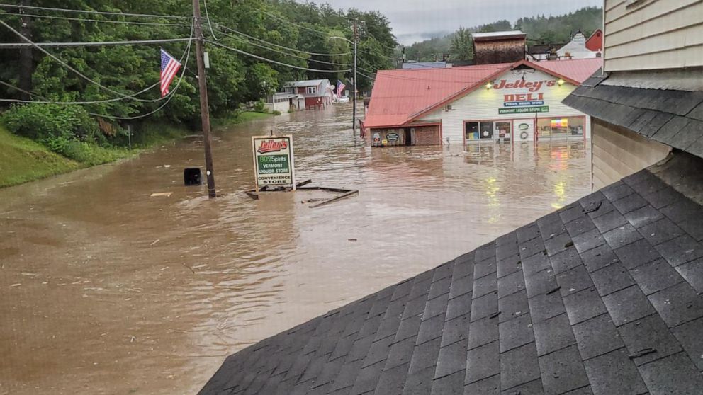 Extreme flooding targets Vermont as New York recovers from devastating
