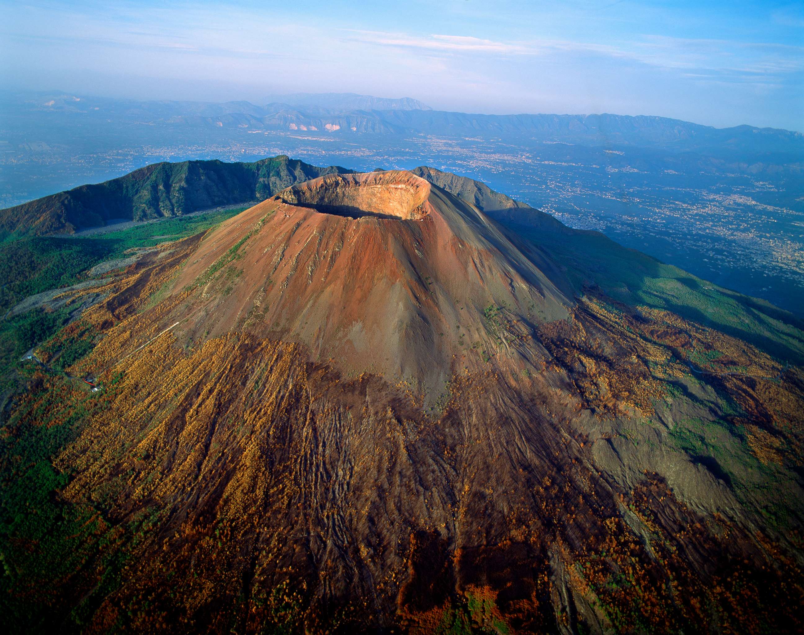 PHOTO: The volcano Mount Vesuvius is shown in Campania, Italy.