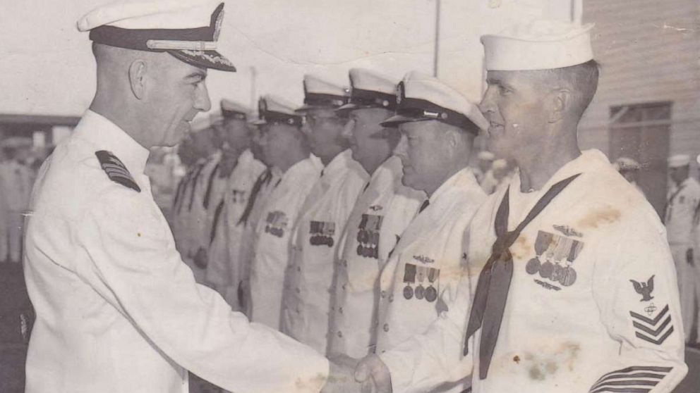 PHOTO: World War II veteran John Middlemas of Alabama is seen in an undated photo shared by his grandson, Brennan Gilmore. 