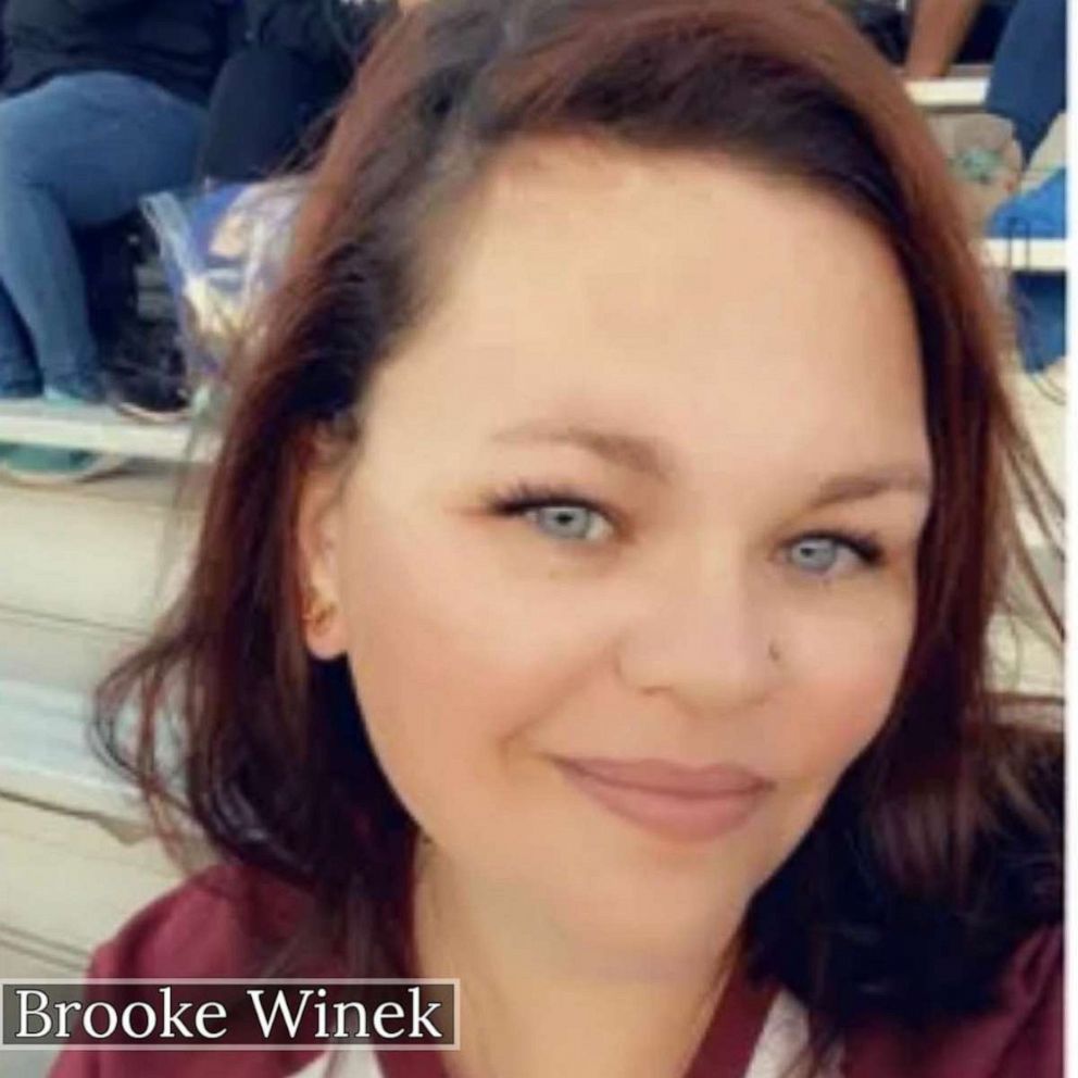  Brooke Winek, 38, is shown successful  a photograph  released by the Riverside Police Department. Winek was recovered  wrong  the location   successful  Riverside, CA, by firefighters, and it was determined she was a unfortunate  of an evident  homicide alongside her parents.