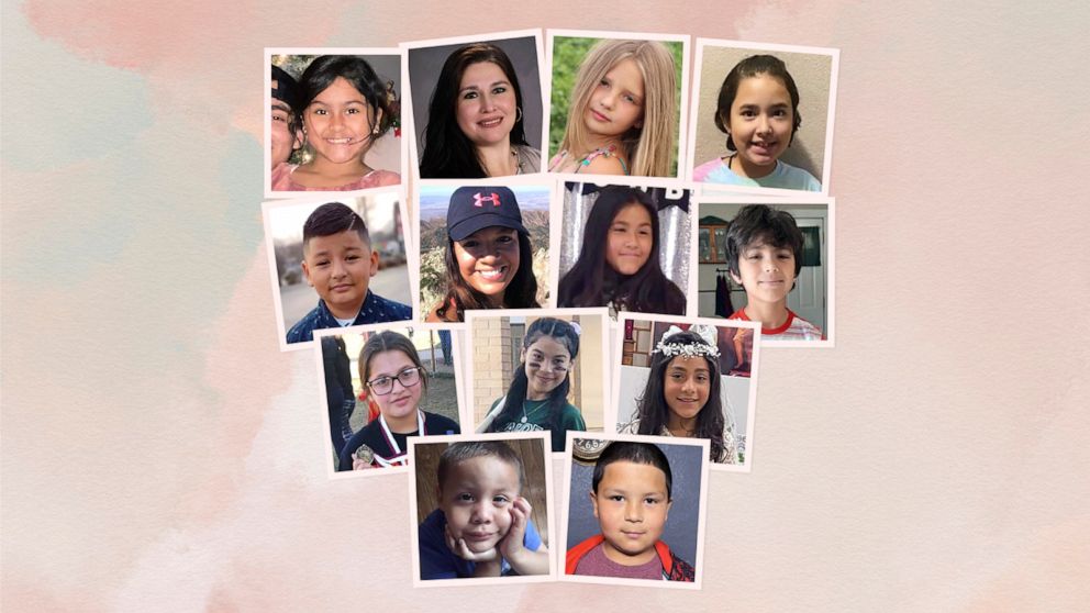 PHOTO: Some of the people who died on May 24, 2022 at Robb Elementary School in Uvalde, Texas, in a mass shooting.