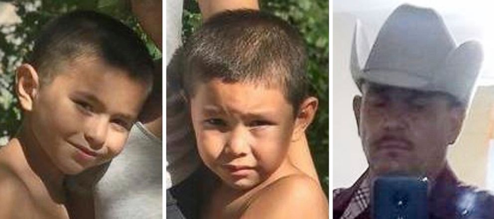 PHOTO: This combination of undated photos released by the Phoenix Police Department on Saturday, Sept. 1, 2018 shows, from left, missing brothers Victor Nunez-Coronado, 8, Jonathan Nunez-Coronado, 5, and their father, Dimas Coronado, 46.