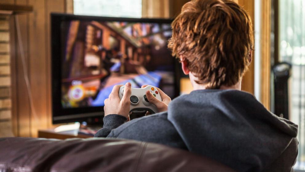 PHOTO: A person plays a video game in an undated stock photo. 