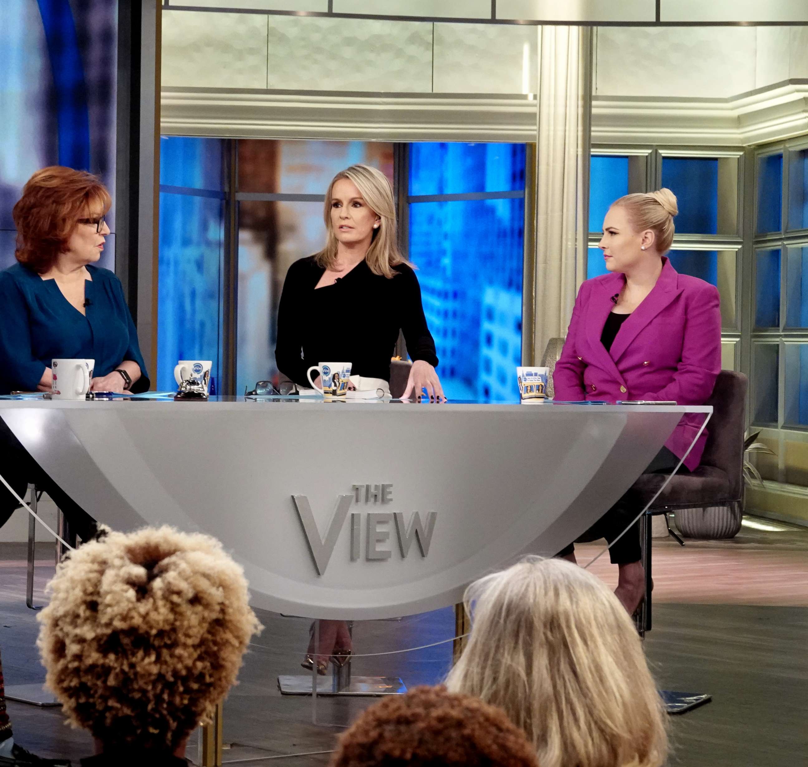 PHOTO: "The View" co-hosts Joy Behar and Meghan McCain and Dr. Jennifer Ashton discuss comparing yourself to your ex's new partner, Feb. 28, 2020.