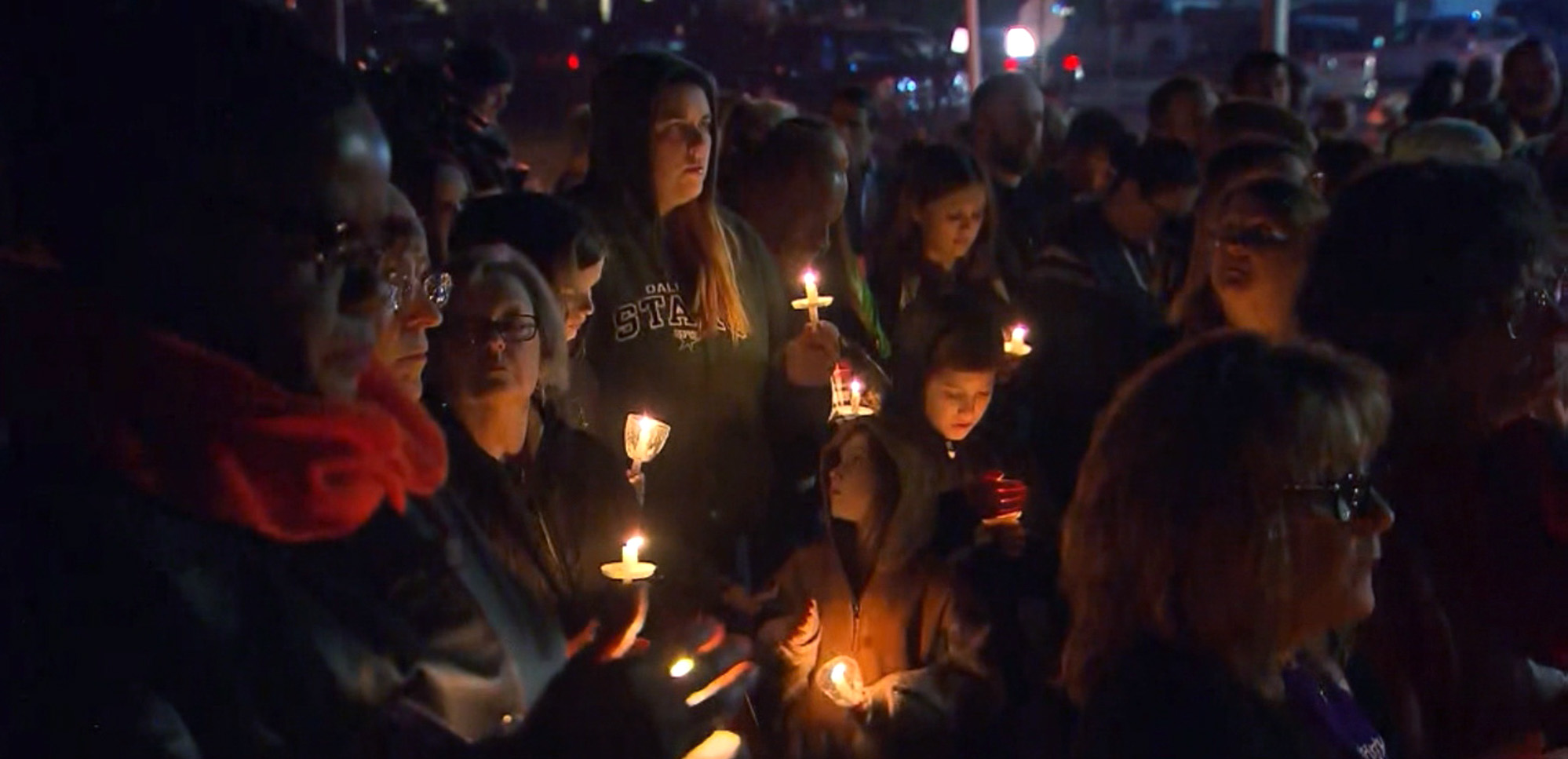 PHOTO: People gather at a vigil for missing Paighton Houston in Birmingham, Ala., Dec. 30, 2019. 