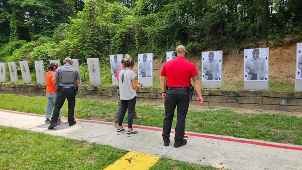 PHOTO: The Villa Rica Police Department has received complaints about using a black man as a target during practice. They have since removed the images.