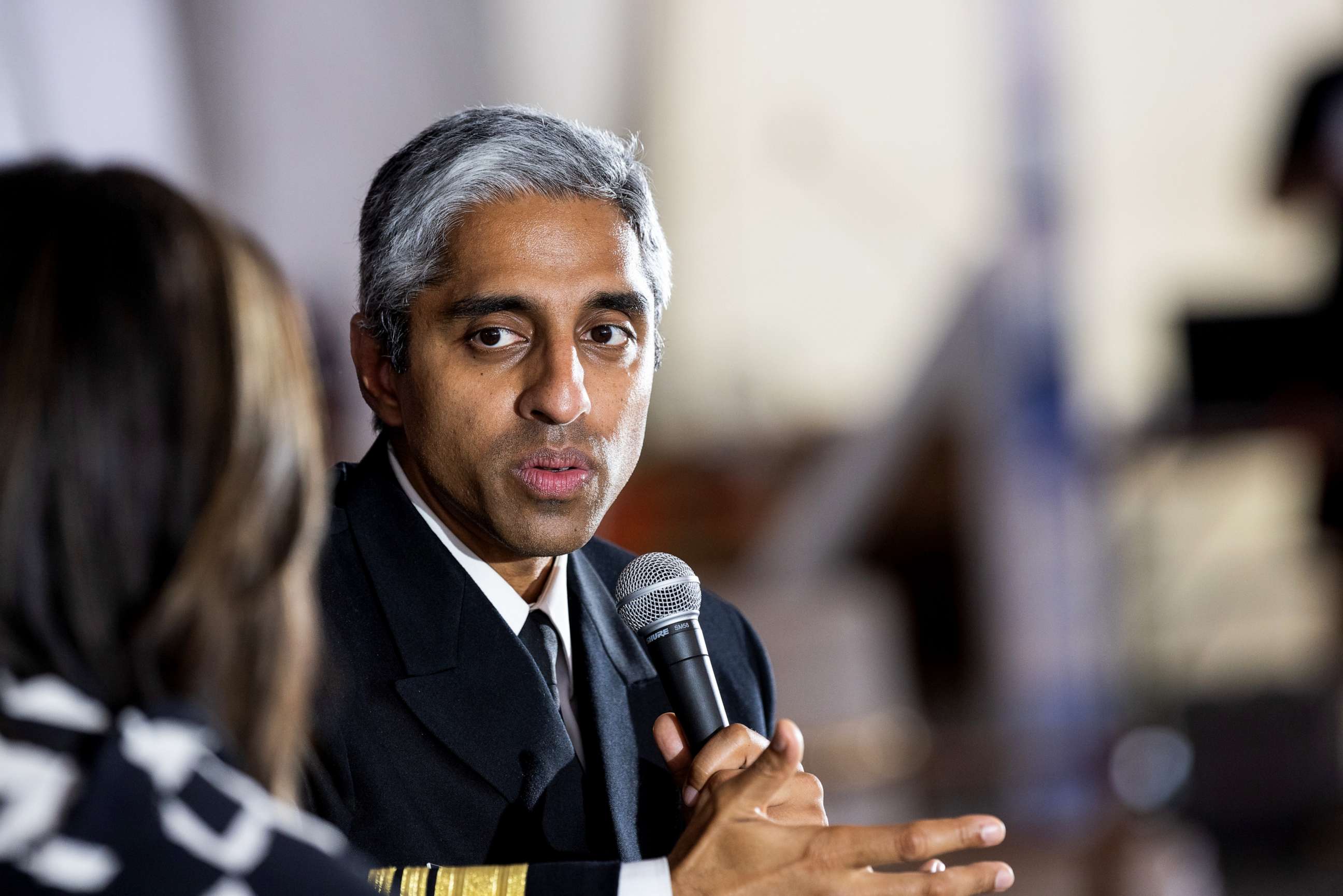 PHOTO: Vivek Murthy, US Surgeon General, speaks during The Texas Tribune Festival in Austin, Texas, Sept. 24, 2022.