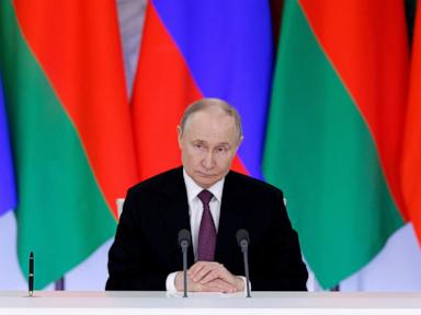 Putin says Russia in favor of ceasefire proposal, but 'there is a nuance'