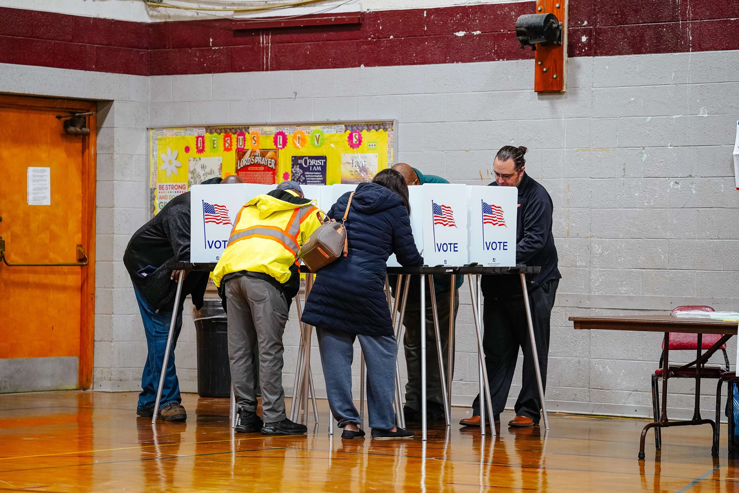 PHOTO: Voting at Bethany Lutheran Church in Detroit, Nov. 8, 2022, during the 2022 Midterm Election. 