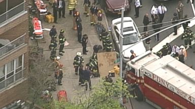 VIDEO: Emergency crews helped evacuate passengers from the express F train bound for Manhattan.