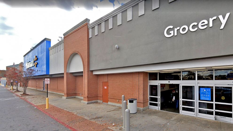 PHOTO: The Walmart Supercenter in Fayetteville, Ga. is pictured in an image from Google Maps Street view on Nov. 2021.