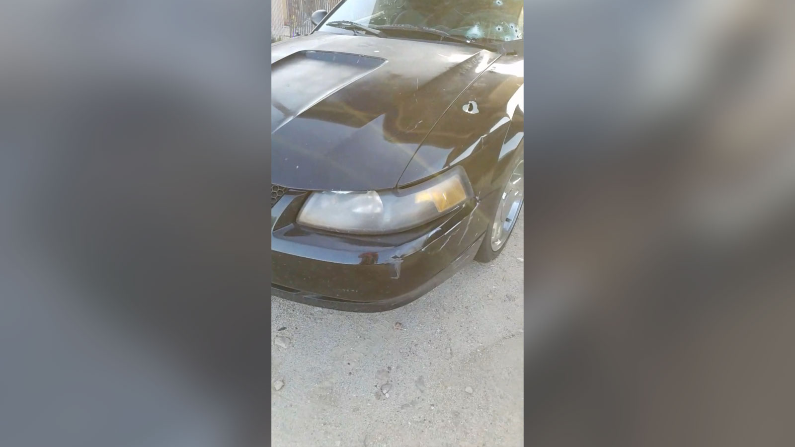 PHOTO: Diante Yarber, 26, was driving this Ford Mustang when Barstow police officers shot into the vehicle and killed him.