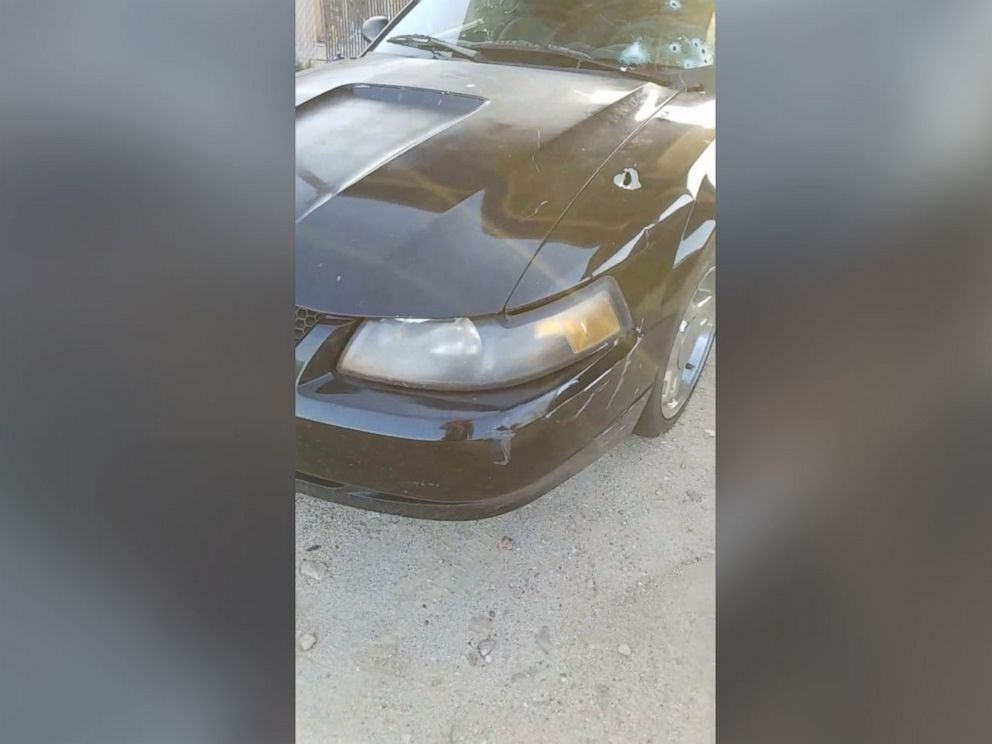 PHOTO: Diante Yarber, 26, was driving this Ford Mustang when Barstow police officers shot into the vehicle and killed him.