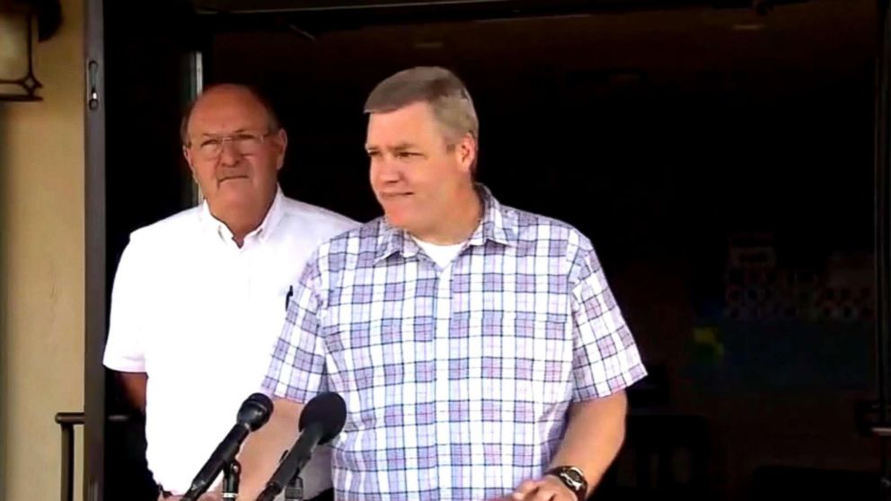 Pastor David George of Oakville, Washington, spoke out on why he stepped up to stop a rampaging man, who shot three people and tried to carjack multiple victims during a press conference on July 20, 2018. George has a legal concealed weapons permit and is also an emergency medical technician with the Oakville Fire Department.