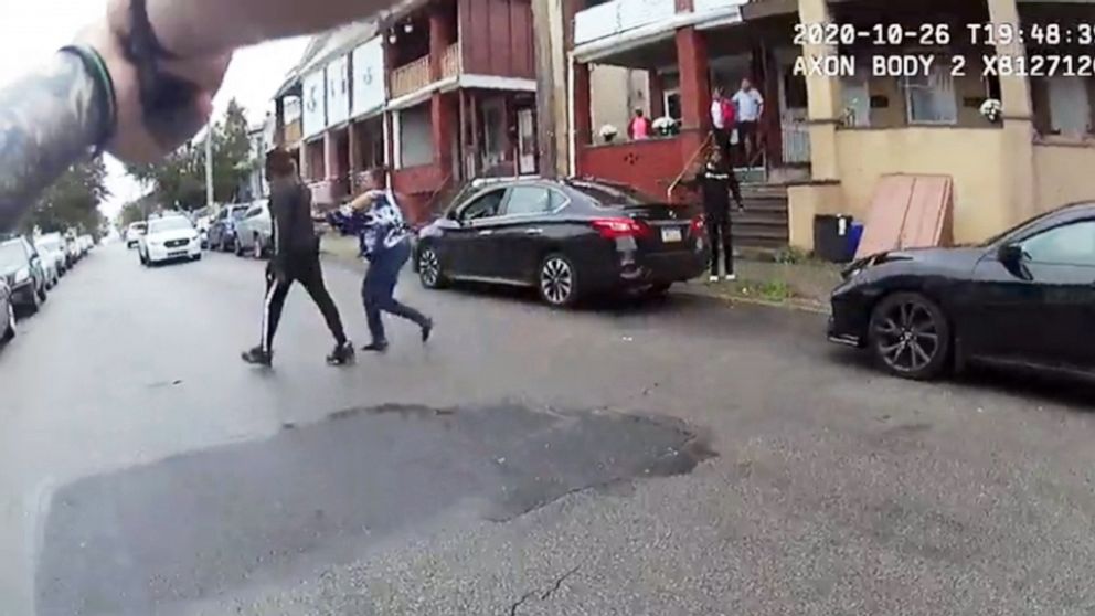 PHOTO: Caption: Police released body-camera footage of the Oct. 26 police-involved shooting of Walter Wallace Jr. in Philadelphia.
