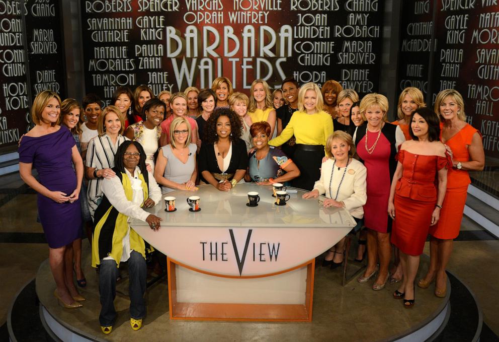 PHOTO: Barbara Walters says goodbye to daily television with her final co-host appearance on THE VIEW, airing, May 16, 2014. 