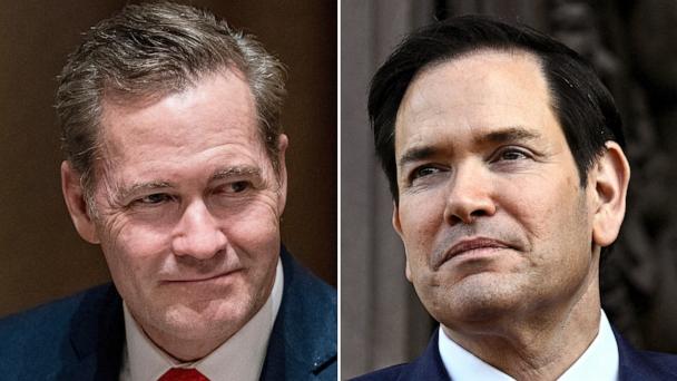 U.S. National Security Adviser, Mike Waltz, April 24, 2025 and Secretary of State Marco Rubio, April 17, 2025.