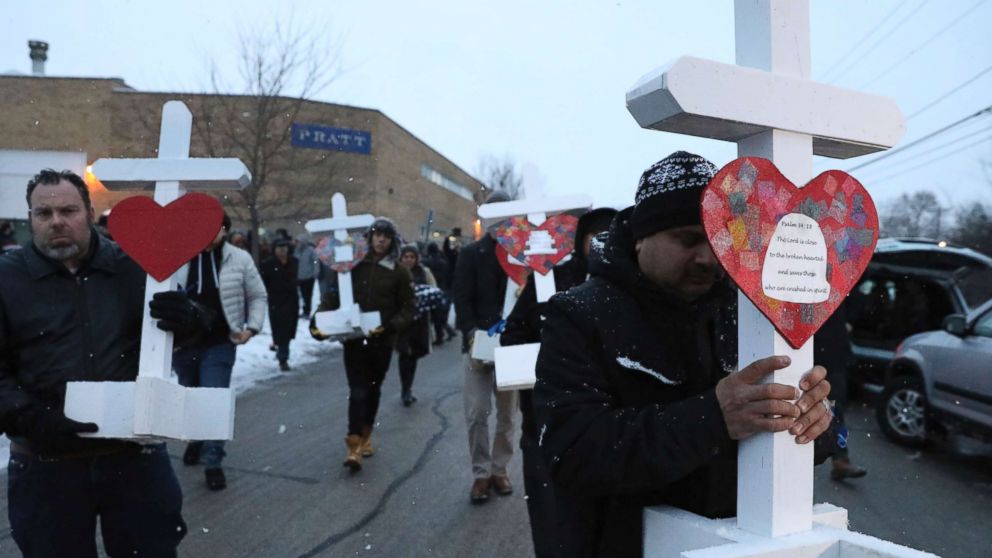VIDEO: Vigil held for Illinois workers killed in shooting