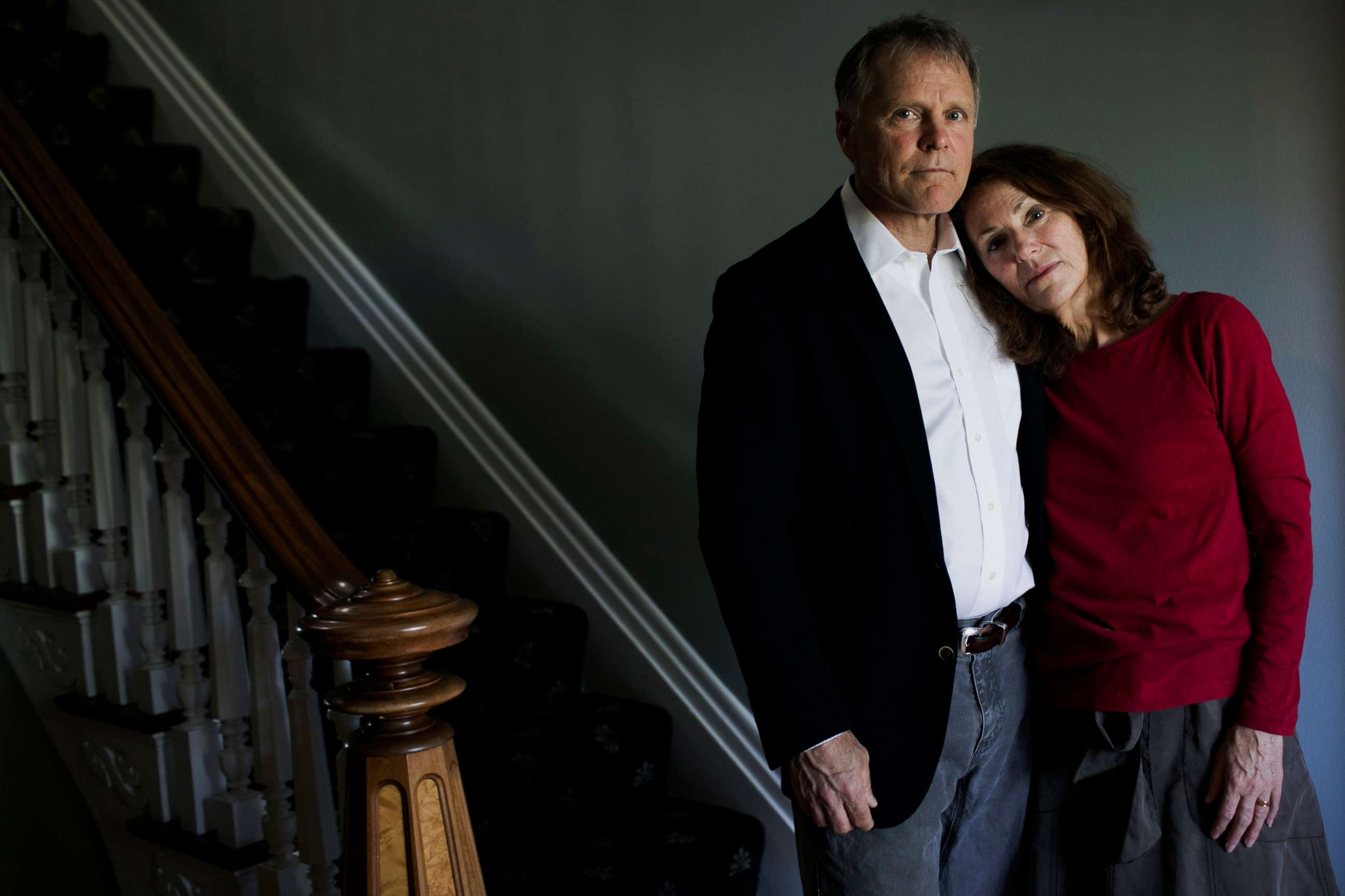 PHOTO: In this April 26, 2017, file photo, Fred and Cindy Warmbier are shown at their home in Wyoming, Ohio.