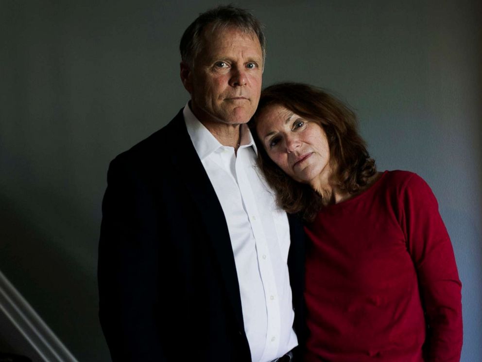 PHOTO: On this April 26, 2017, photo archive, Fred and Cindy Warmbier are shown at home in Wyoming, Ohio.