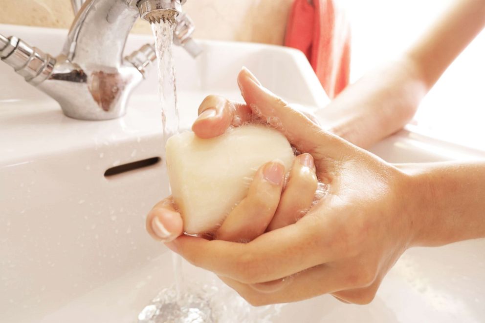 PHOTO: A woman washes her hands in this undated stock photo.