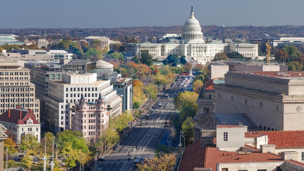 PHOTO: Washington D.C. skyline with Capitol Hill.