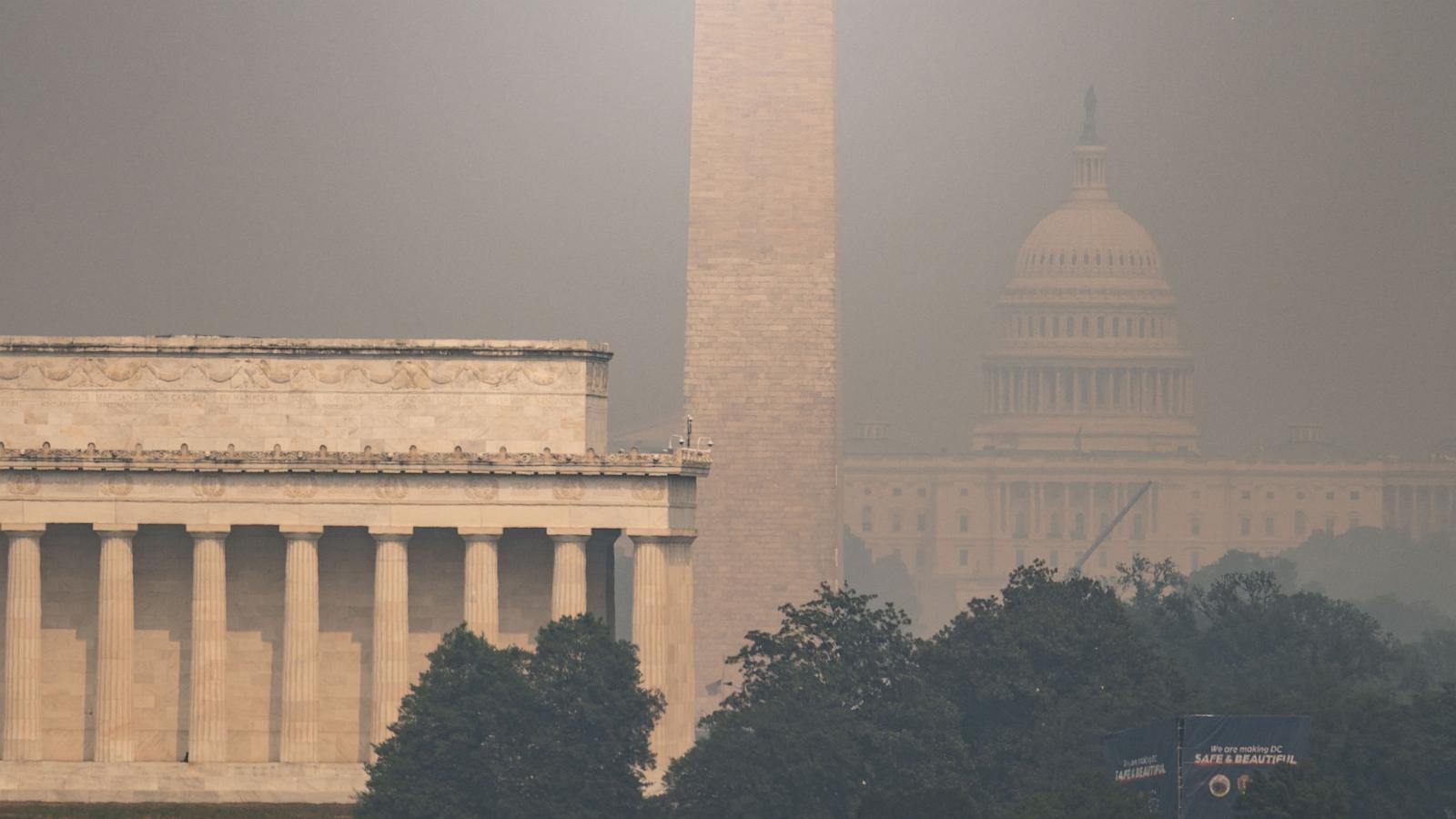 Dangerous wildfire smoke impacting more than a dozen states