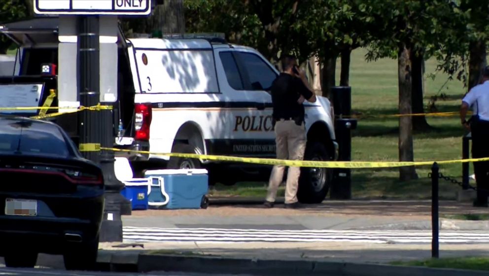 PHOTO: In this screen grab from a video, the scene of a hit and run accident is shown in Washington, D.C., on July 12, 2023.